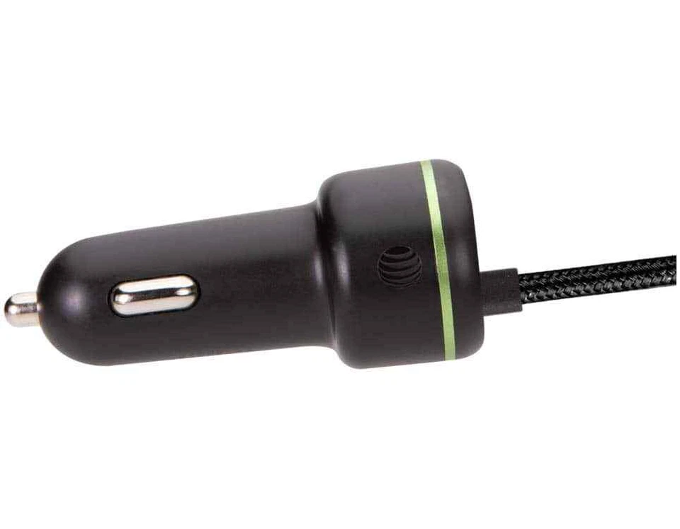 Cargador de coche AT&T 40W con puerto USB-C y cable iPhone negro Foto 3 de 3
