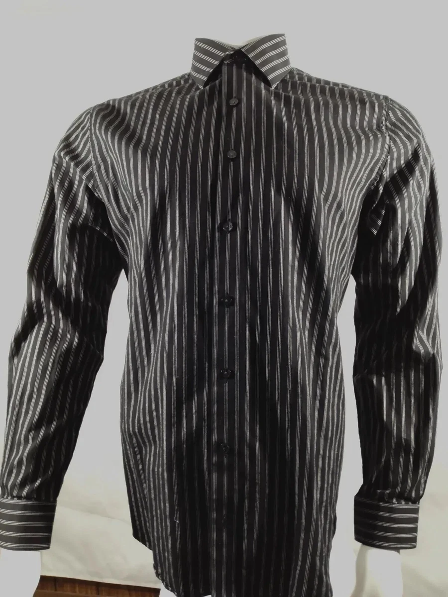 Camisa Modernas Para Hombres Moda De Vestir Camisetas Manga Larga Ropa Elegantes