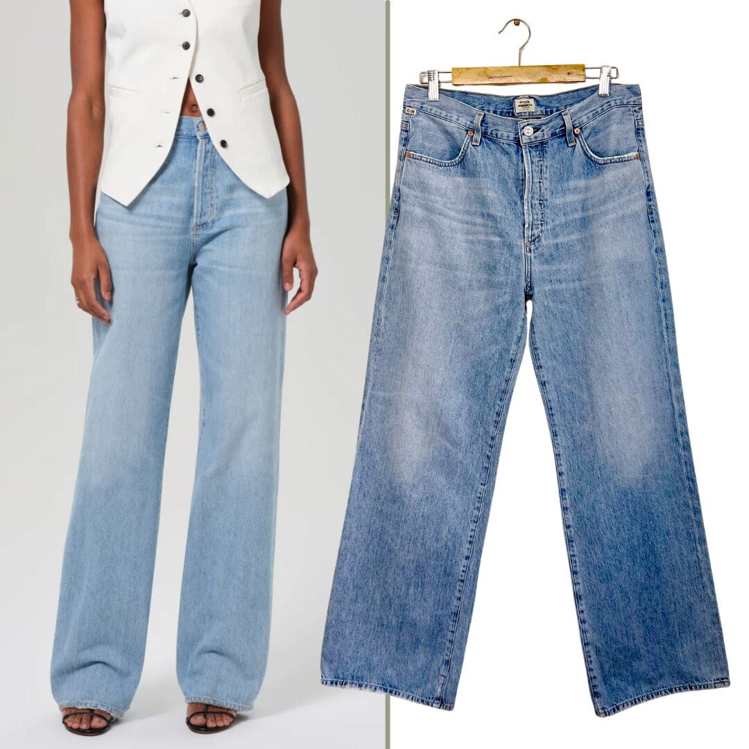 Citizens of Humanity Annina Wide Leg 33 Tularosa Wash Jeans Size 31
