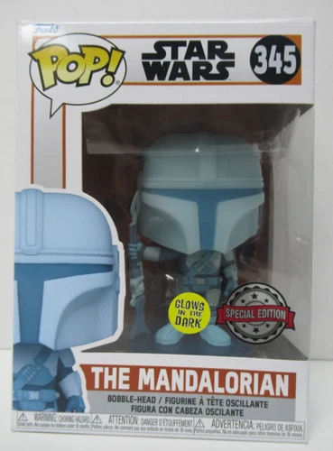 Funko Pop! Star Wars The Mandalorian #345 Special Edition GITD