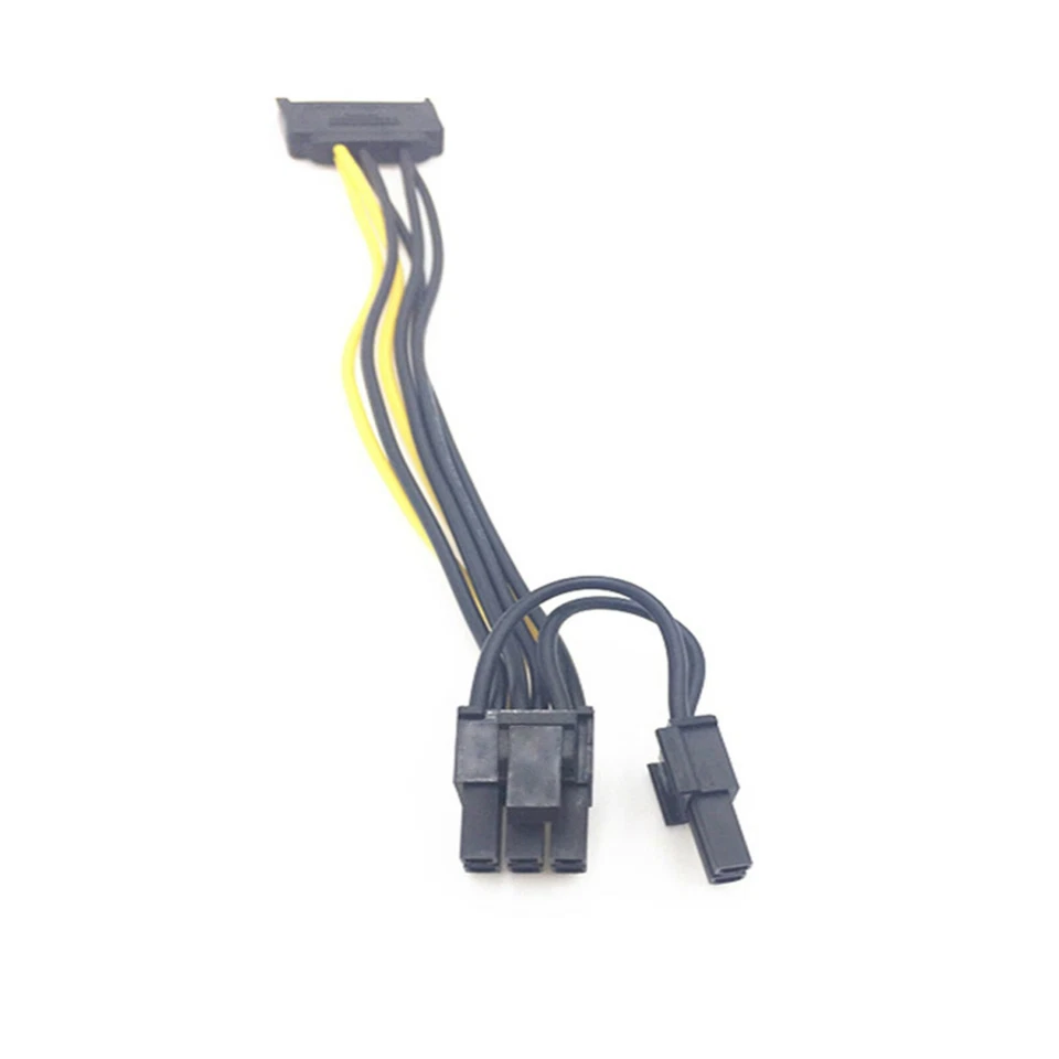 B77 SATA Stromadapter 15Pin Stecker männliche zu 8Pin weibliche Stecker PCI Expr - Bild 3 von 4