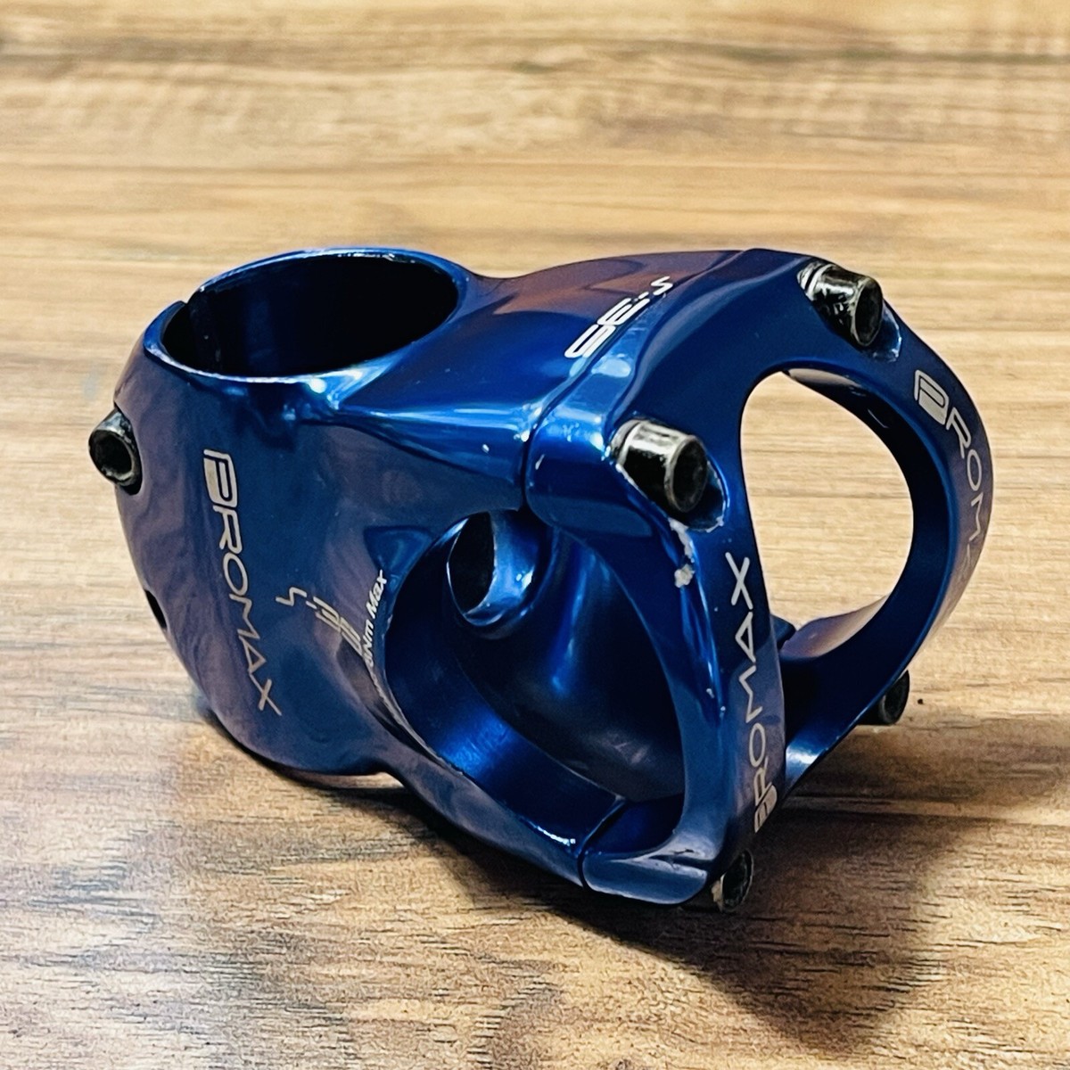 PROMAX S-35 35MM Clamp 1 1/8 MTB Short Reach Stem Blue Anodized | eBay