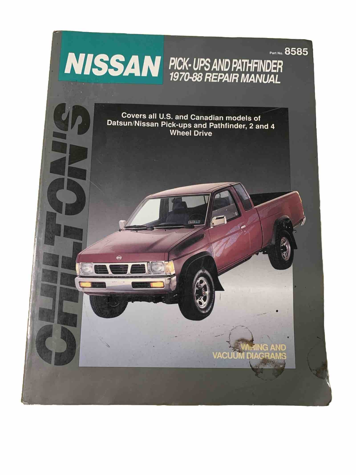 Nissan Pickups and Pathfinders, 1970-88 (Chilton Total Car Care VG - FREE SHIP