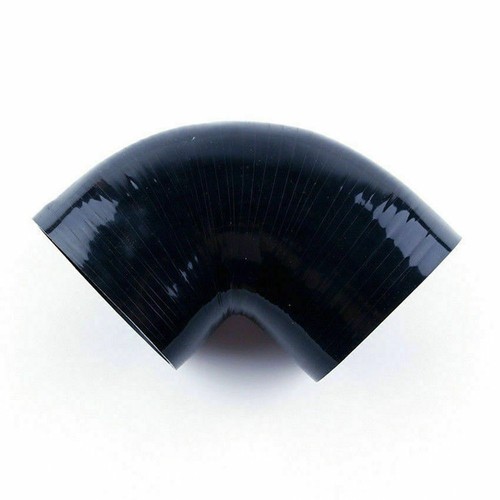 Blue 4" in 102mm 90° Degree Elbow Silicone Hose Coupler Intercooler Pipe Black - Picture 3 of 10