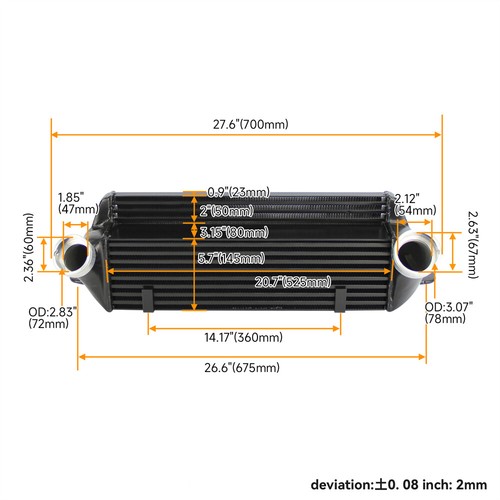 Tuning Intercooler For Bmw 320d E90/E91/E92/E93 2008-2012 N47 2.0 Diesel - Picture 5 of 10