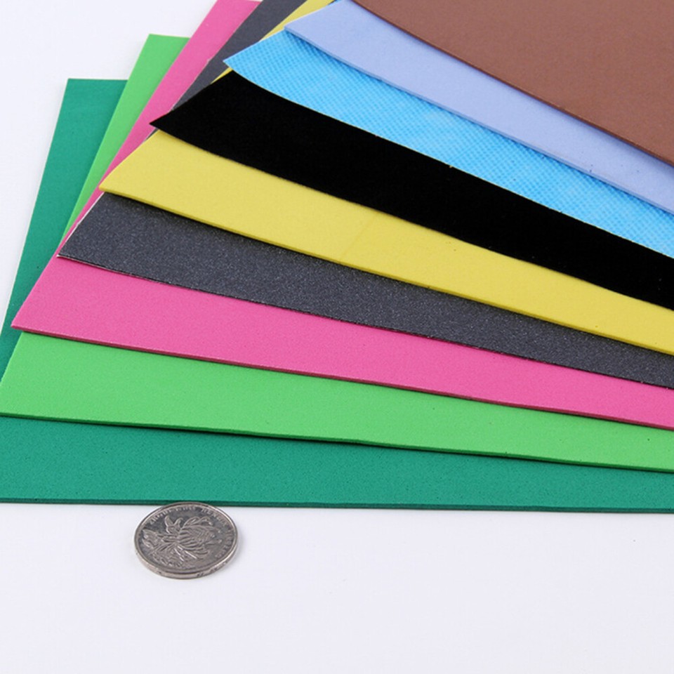 10 PCS Sheets Selfadhesive Sheets Assorted Colours For DIY Craft eBay