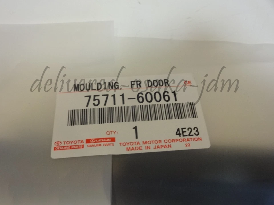 Genuine Toyota Land Cruiser Prado Lexus GX470 Front Rear Door Belt Moulding JDM Foto 2 de 4