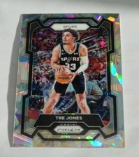 2023-24 Panini Prizm Tre Jones Cracked Ice Prizm Parallel #232