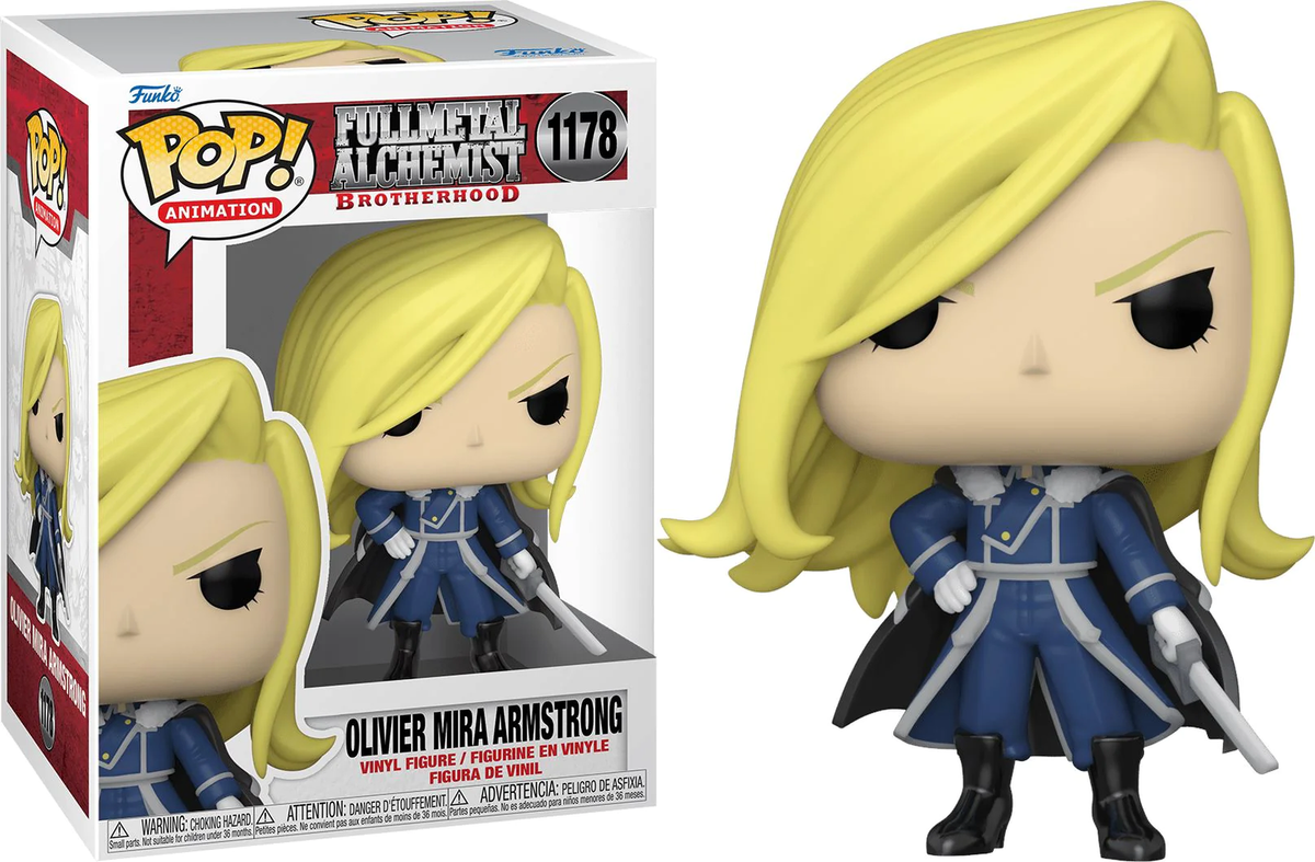 Fullmetal Alchemist Brotherhood Olivier Mira Armstrong Funko Pop