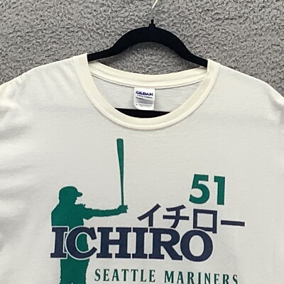 【GILDAN】ICHIRO × SATO × Seattle Mariners Ichiro Seattle Mariners SATO Healthcare Innovation T Shirt