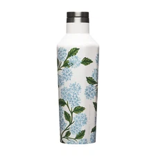 Corkcicle Rifle Paper Co. Hydrangea Cream Canteen 16oz.