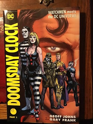 Doomsday Clock Part 1+2- Geoff Johns And Gary Frank. First Printing. Like New.