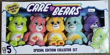 Care Bears Special Edition Collector Set of 5 9” Exclusive Do-Your-Best Bear New