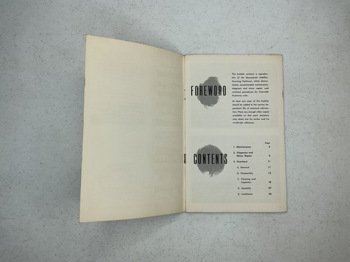 1956 CHEVROLET SERVICING THE HYROVAC TRANSMISSION REPAIR GUIDE BOOK - Picture 3 of 5