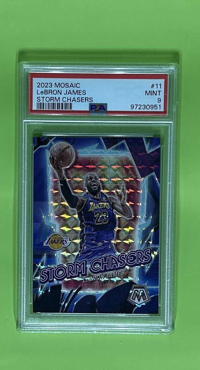 Lebron James 2023-24 Panini Mosaic Storm Chasers #11 PSA 9 | eBay