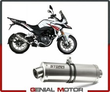Scarico Storm By Mivv Oval Acciaio Inox Per Benelli Trk 251 2019 > 2022