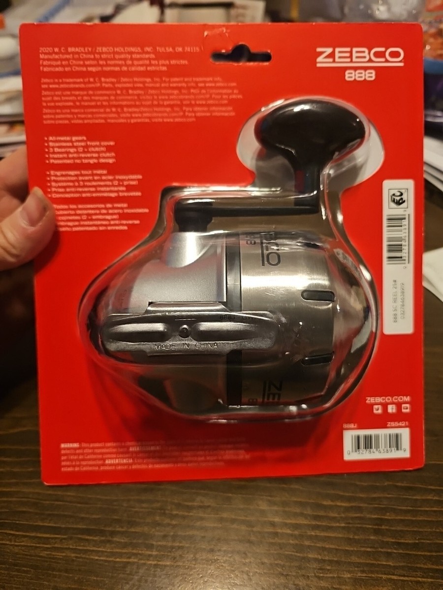 ZEBCO 888 spincast reel durable all-metal gears 25lb line easy