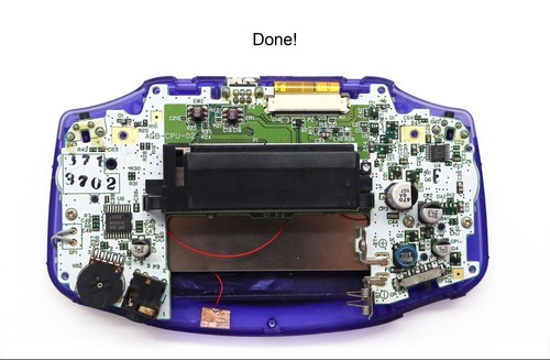Kit LCD laminado retroiluminado V5 Drop In 3.0 IPS para Game Boy Advance GBA negro puro - Imagen 11 de 22