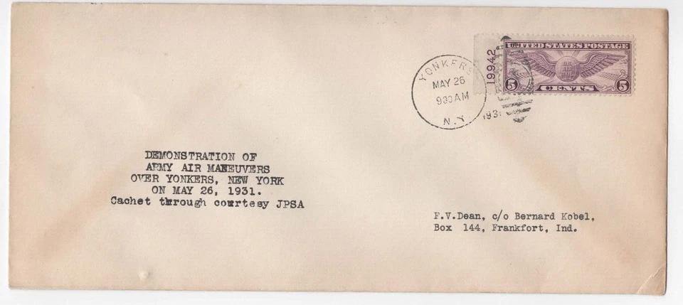 10 US Scott # C12 -C23 Air Mail Covers - Special Cancels 1931, FREE USA SHIPPING - Image 4 of 4