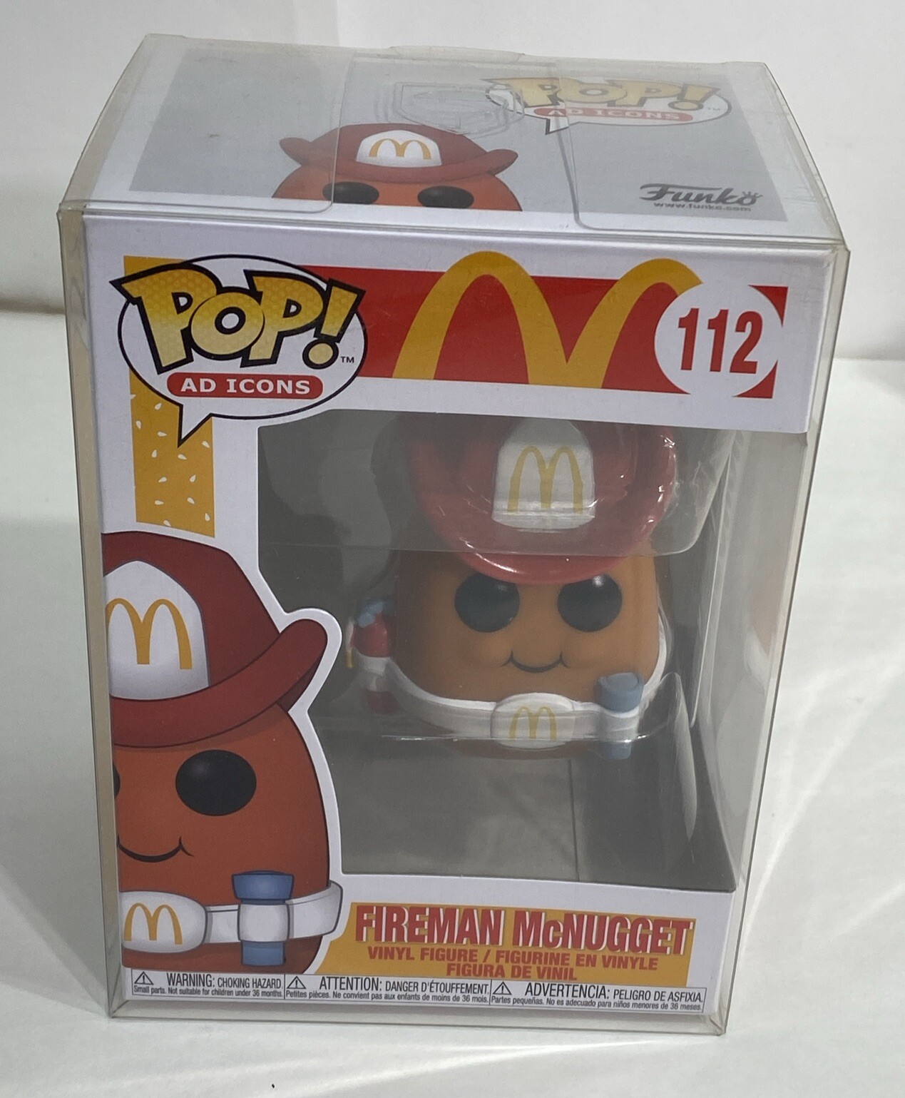 Funko Mcdonald'S Pop! Ad Icons Fireman Nugget Vinyl Figure #112 Protector
