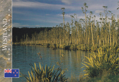 Ansichtskarte: Lake Wahapo, West Coast, South Isand, Neuseeland