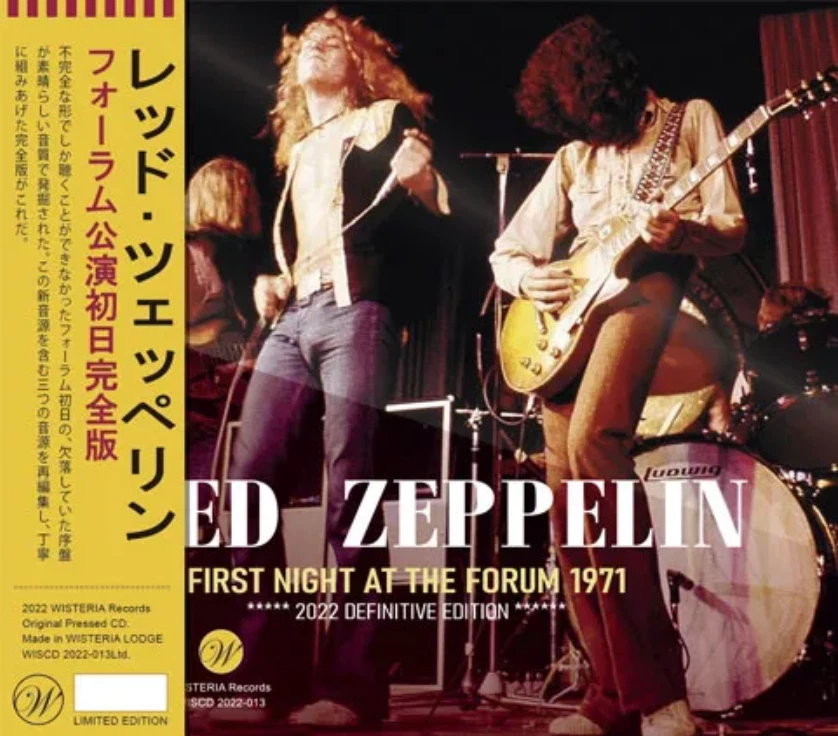 LED ZEPPELIN / FIRST NIGHT AT THE FORUM 1971 / 2022 DEFINITIVE EDITION W/obi NEW - Image 3 of 4