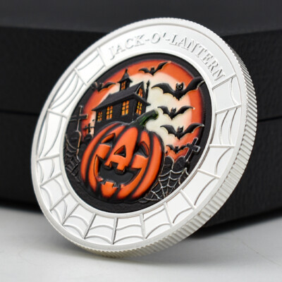 Happy Halloween Memorial Coin Trick or Treat Jack-O'-Lantern