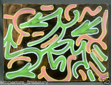 Urban Street Art dell'artista americano Angel Ortiz (LAII) della calligrafia iconica