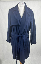 Myleene Klass Navy Trench Coat Uk 20 Td037 Kk 11