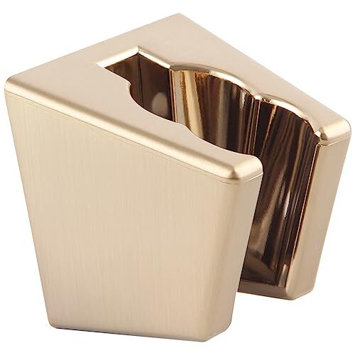 Hand Held Shower Bracket with Two Slot,  Handheld Shower Head Hose Brushed Gold