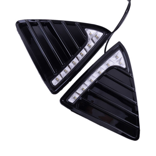 DRL Daytime Running Light Fog Lamps Fit For Ford Focus 2011 2012 2013 2014 - Picture 1 of 9