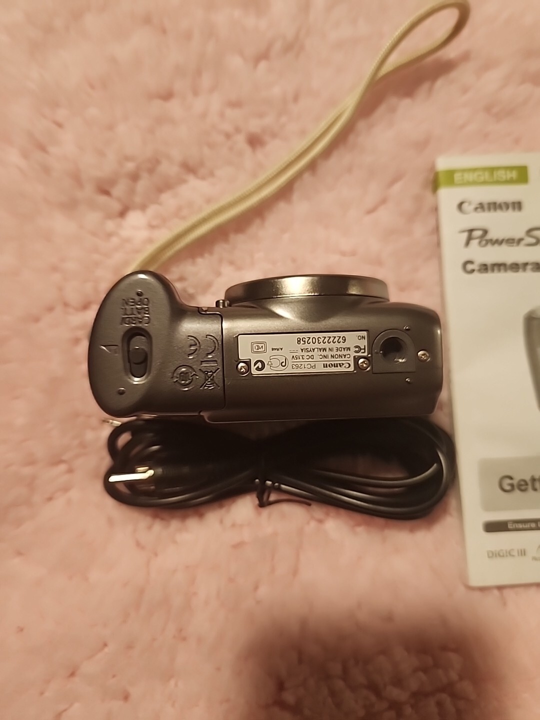 Canon PowerShot A590 IS 8MP Digital Camera 4x Optical Zoom Gray eBay