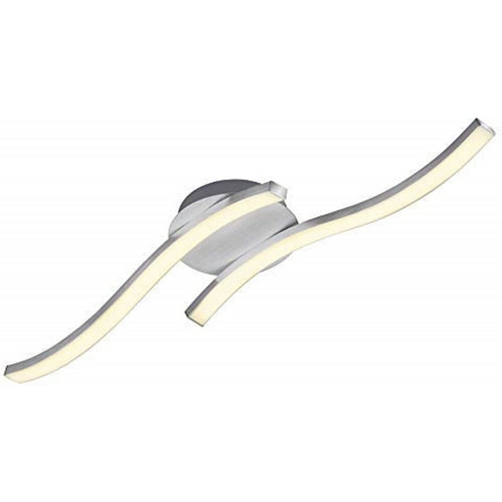Lampada Soffitto Briloner 3258-029 LED | Design Curvo Alluminio 12W