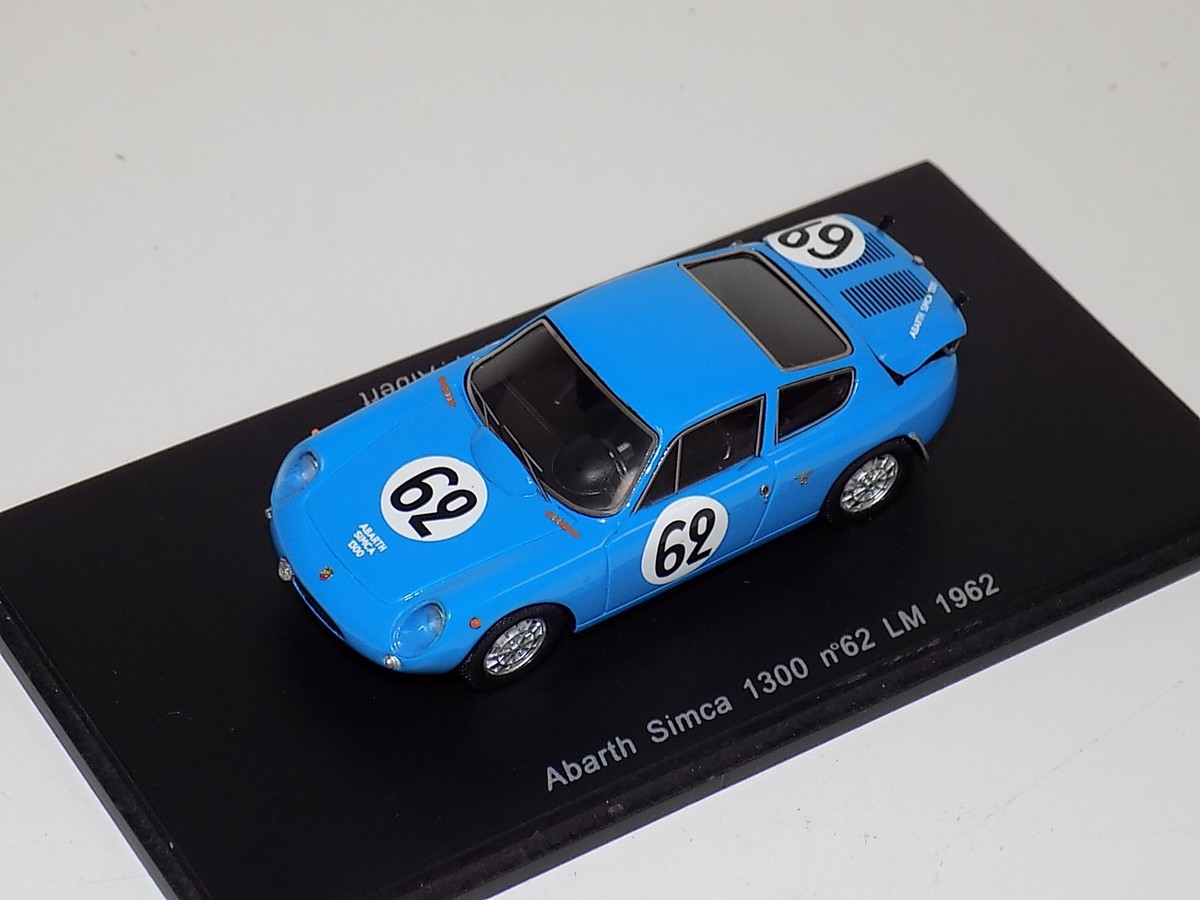 1/43 Spark Abarth Simca 1300 Car #62 24 Hours of LeMans 1962 S1307