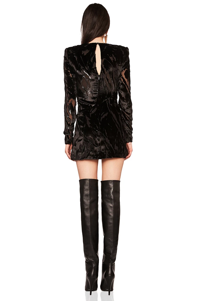 Saint laurent top velvet mini dress