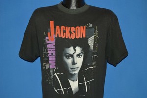 michael jackson 1988 bad tour t shirt