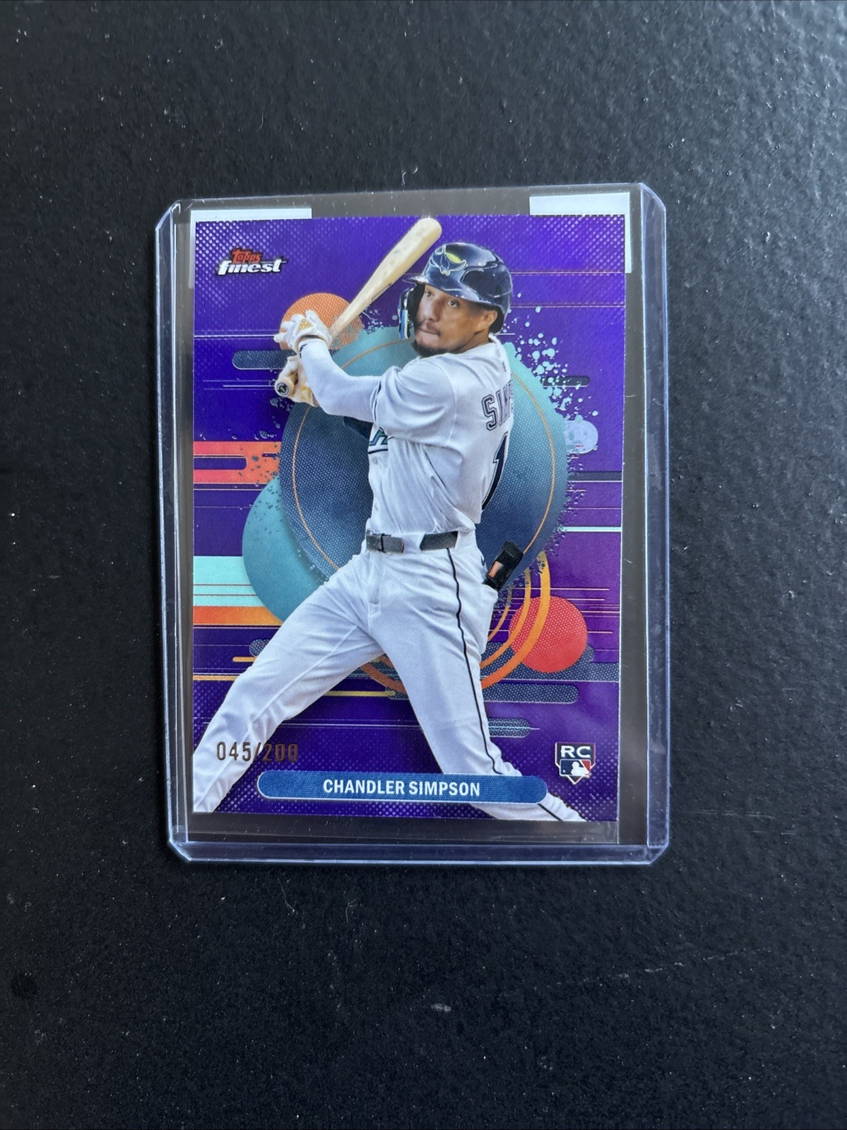 2025 Topps Finest Chandler Simpson Purple /200 RC Uncommon #177
