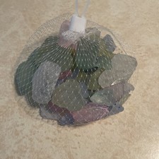 Manufactured Sea Glass Green Blue Pink White