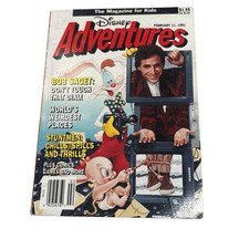 Disney Adventures Magazine Bob Saget Roger Rabbit Vol 1 #4 February 1991