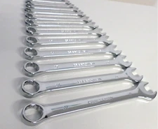 NEW Craftsman 12 Metric Combination Wrench Set/Lot, 8 to 19 mm, Full Polish 12pc