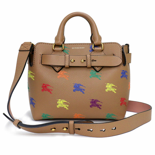 BURBERRY Baby Belt Bag Horseferry Rainbow Light Camel 8006484 #864