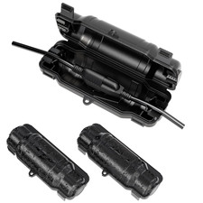 3 Pack Outdoor Extension Cord Safety Cover with Waterproof Seal IP54, Black 