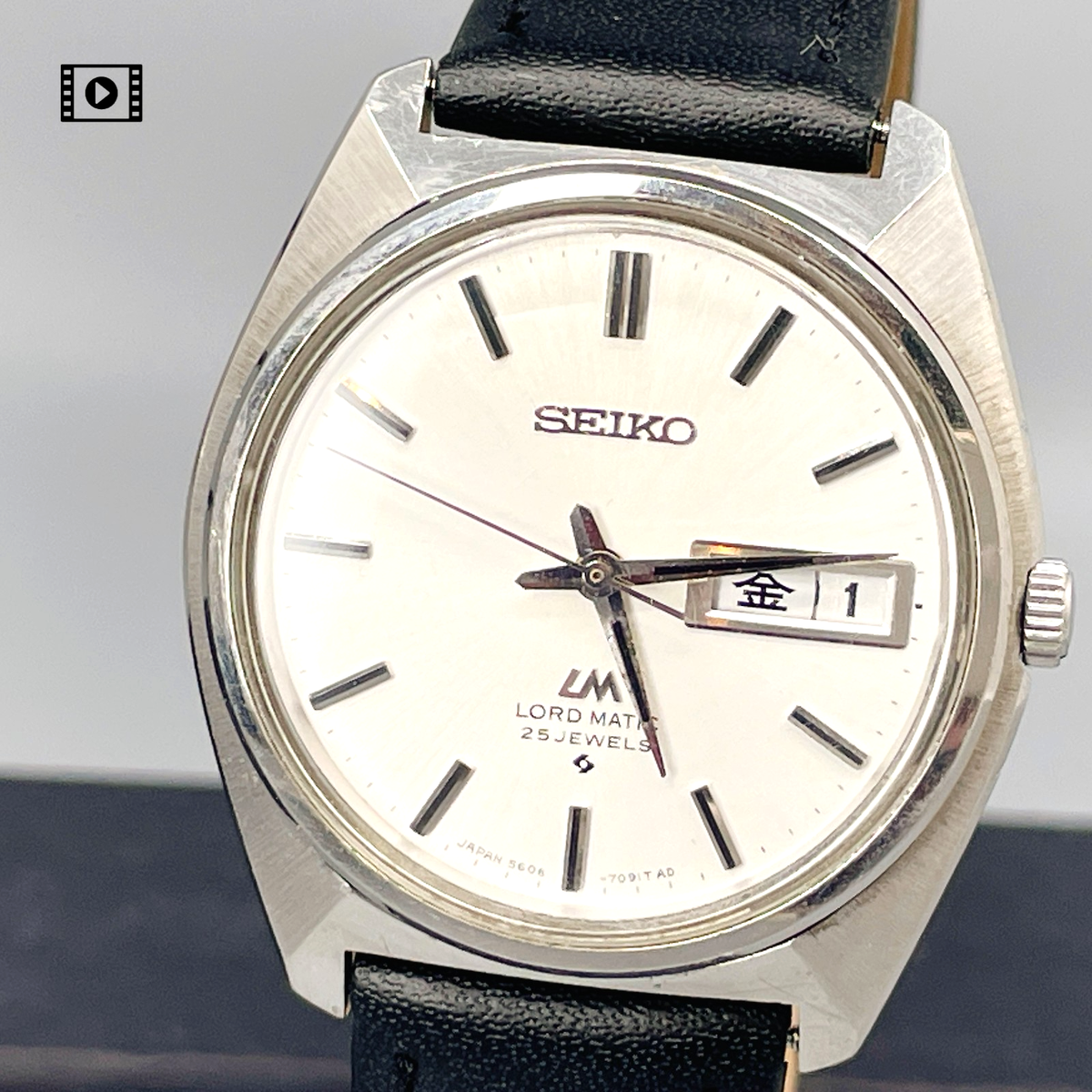 Vtg1969【N Mint/Box】'Kanji' Seiko Lord Matic LM 5606-7000