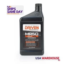 Driven Oil 2606, One Mr50 15W50 Marine Oil 1 Qt Bottle Performance Racing Parts