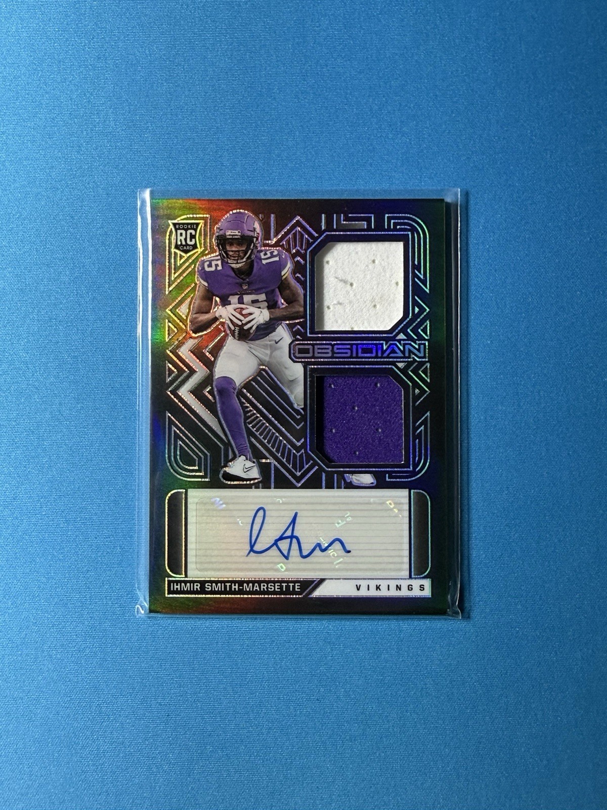 Ihmir Smith-Marsette Panini Obsidian Rookie Jersey Ink #RJIISM Base