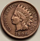 1906 Indian Head Cent - Bold Detail Throughout - IHC Penny JC1630