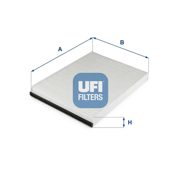 Ufi Innenraumfilter 53.324.00 Partikelfilter FüR B9 8WD Q5 8WC Audi A4 8W5 A5 A7-image
