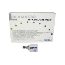 Ivoclar Vivadent 626407 IPS e.max CAD CEREC Blocks InLab HT A1 C14 5/Pk