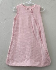 Honest Baby Size 0-6 Month Pink Organic Cotton Wearable Blanket Sleep Sack Small