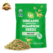 Organic Sprouted Pumpkin Seeds, 14 Oz 19.91 per gallon